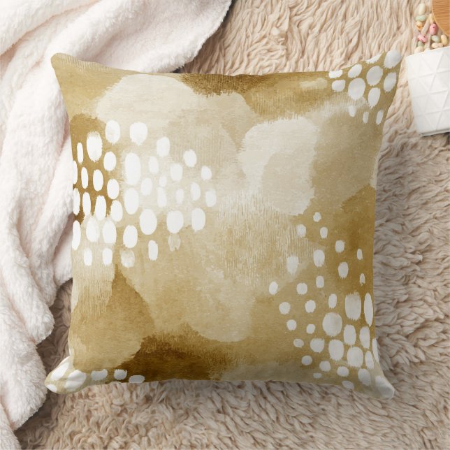 Rustieke Boho Abstracte getextureerde Patroon - Aa Kussen (Deken)