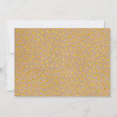 Rustieke Boho Agenda Gouden Liefdeshart Save The Date (Achterkant)