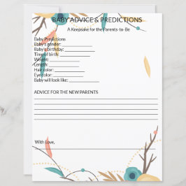 Rustieke Boho Baby Shower Baby Advies & Voorspelli