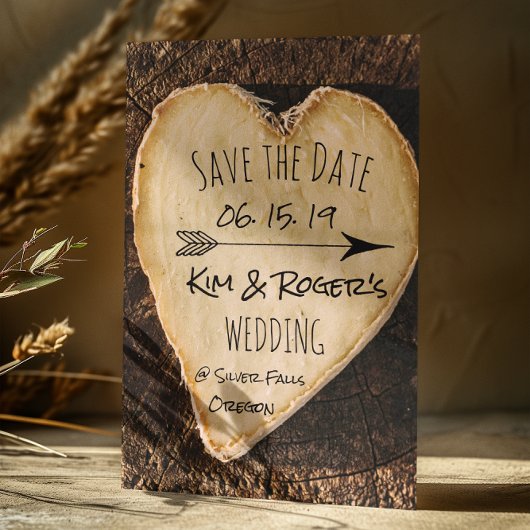 Rustieke Boho Barn Country Wedding Save the Date Aankondigingskaart