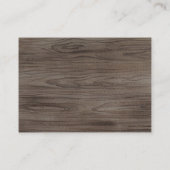 Rustieke Boho Bloemen Luier Raffle Kaart Tribal Ba (Achterkant)