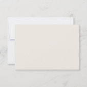 Rustieke Boho Bloemen Terracotta Bruiloft RSVP Kaa Kaartje (Achterkant)