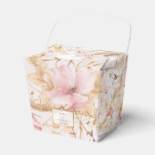  rustieke Boho bloemenbruiloft gunst box Bedankdoosjes (Voorkant Zijde)