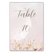  rustieke boho bloemenbruiloft kaart (Voorkant)