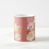 Rustieke Boho Bloemmotief Koffiemok (Center)