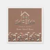 Rustieke Boho Bloemrijke Herfst Huis Verwarming Fe Servet (Voorkant)