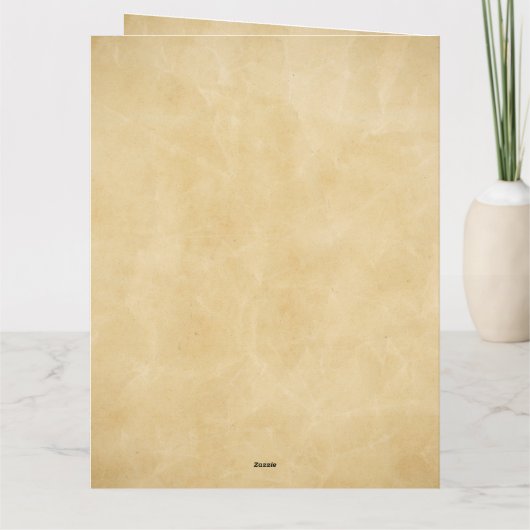 Rustieke boho bloemstuk  bedankkaart (Achterkant)