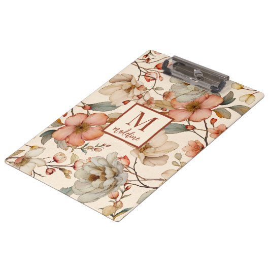 Rustieke Boho Botanische Klembord (Gekanteld)