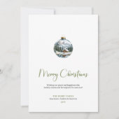 Rustieke Boho Botanische Neutrale Kerstkaart (Voorkant)
