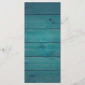 Rustieke Boho bruiloft receptie Dank u kaart (Achterkant)