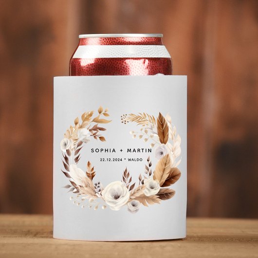  rustieke Boho Chic Bloemen Huwelijk Modern Blikjeskoeler