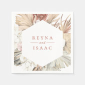 Rustieke Boho-Chic Persoonlijke Papieren Servetten (Voorkant)