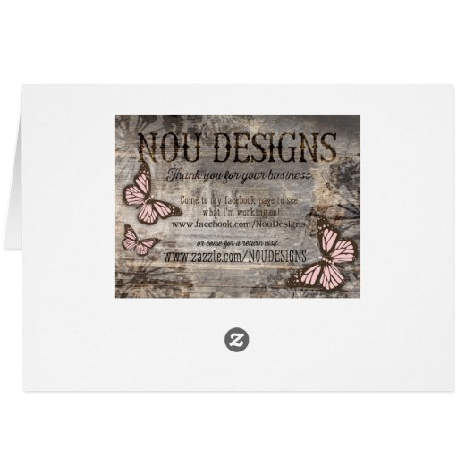 Rustieke Boho Chic Pioenen Bloemen Dank u (Achterkant Horizontaal)