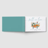 Rustieke Boho Chic Pompoen Herfst Bruidsfeest Gastenboek (Volledig)