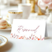 Rustieke Boho Chic Wildflowers bruiloft gereservee Plaatskaartje