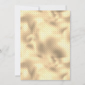 Rustieke Boho Cinnamon Roos Bloemen Huwelijk Save The Date (Achterkant)