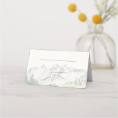 Rustieke boho Colorado berg bruiloft Plaatskaartje (Voorkant)