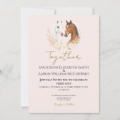 Rustieke Boho Country bruiloft uitnodiging (Voorkant)