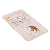 Rustieke Boho Country Save The Date Wedding Magneet (Rechterzijde)