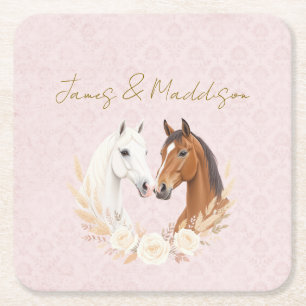 Rustieke Boho Country Wedding Kartonnen Onderzetters