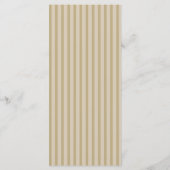 Rustieke Boho Country Wedding Menu (Achterkant)