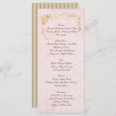 Rustieke Boho Country Wedding Menu (Voorkant / Achterkant)