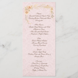 Rustieke Boho Country Wedding Menu