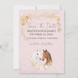 Rustieke Boho Country Wedding Save The Date