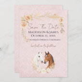 Rustieke Boho Country Wedding Save The Date (Voorkant / Achterkant)