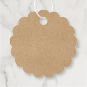 Rustieke Boho Elegant Bloementuin Dank u Bedankjes Labels (Achterkant)