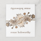 Rustieke boho escort kaarten, Woodland bruiloft Plaatskaartje (Buitenkant ongevouwen)