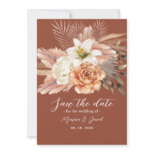 Rustieke Boho Floral Terracotta bruiloft