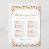 Rustieke Boho Floral Wat zit er in je portemonnee (Voorkant)