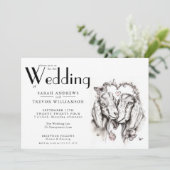 Rustieke BOHO geitenliefhebbers  Kaart (Staand voorkant)