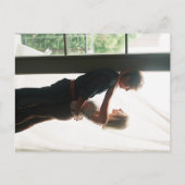 Rustieke Boho Hart Kalender Foto Save the Date Aankondigingskaart (Achterkant)