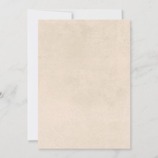 Rustieke Boho Herfst Bloemen Lijst Vrijgezellenfee Kaart (Achterkant)