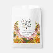 Rustieke Boho herfst bloemenbruiloft herfst in lie Bedankzakje (Voorkant)