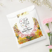 Rustieke Boho herfst bloemenbruiloft herfst in lie Bedankzakje (Gezegeld)