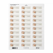 Rustieke Boho Herfst Bruiloft Adreslabel Etiket (Full Sheet)