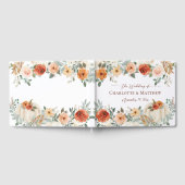 Rustieke Boho Herfst herfst pompoen bloemenbruilof Gastenboek (Volledig)