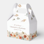 Rustieke Boho Herfst herfstbruiloft Bedankdoosjes (Achterkant)