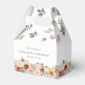 Rustieke Boho Herfst herfstbruiloft Bedankdoosjes (Voorkant Zijde)