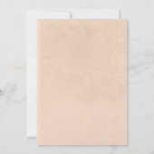 Rustieke Boho Herfst In Love Rust Floral Vrijgezel Kaart (Achterkant)