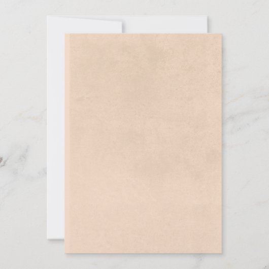 Rustieke Boho Herfst In Love Rust Floral Vrijgezel Kaart (Achterkant)