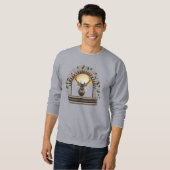 Rustieke Boho Herten Brei Kunst Basis T-shirt (Voorkant volledig)