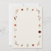 Rustieke Boho Herten Geweien Moderne Elegante Trou Kaart (Achterkant)
