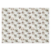 Rustieke Boho Kerst Pijnboom Boerderij Stijl Patro Tafelkleed (Voorkant (Horizontaal))