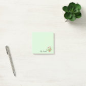 Rustieke boho Klaver bloemenboeket monogram Post-it® Notes (Kantoor)