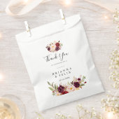 Rustieke Boho Kleurrijke Bloemen Dank je bruiloft Bedankzakje (Geknipt)