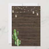 Rustieke Boho Laarzen Niets Fancy Alleen Liefde Tr Kaart (Achterkant)